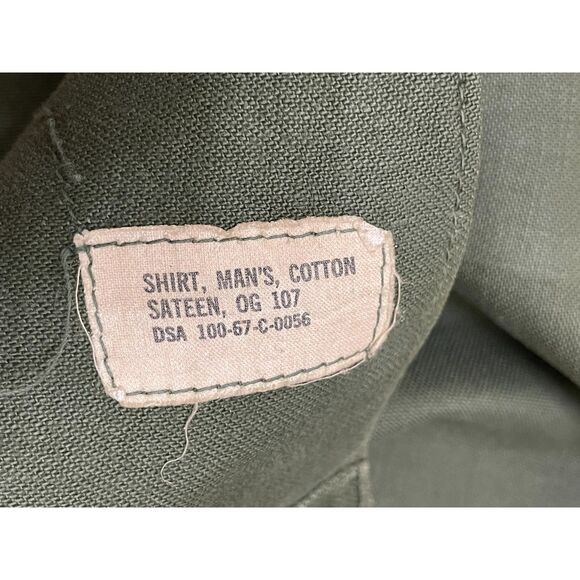 U.S Army Uniform Men's Green Shirt 67th Battlefield Surveillance Brigade Slayden - Picture 5 of 10